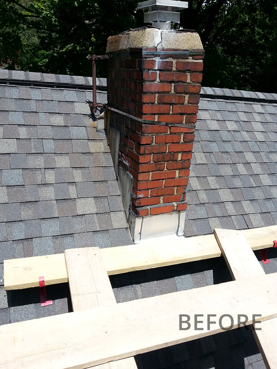 Before-Chimney Repair