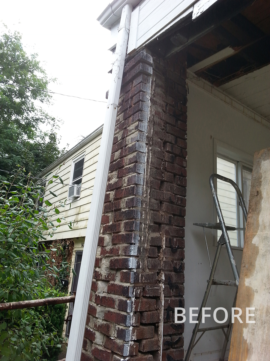 Before-Stone Column Repair & Build