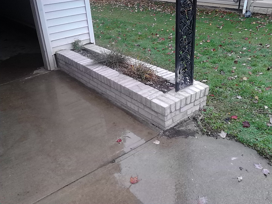 After-Flower Bed/Planter